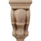 Ekena Millwork 3 1/2"W x 3"D x 7"H Small Traditional Corbel, Mahogany CORW03X03X07TRGM - alternate 4